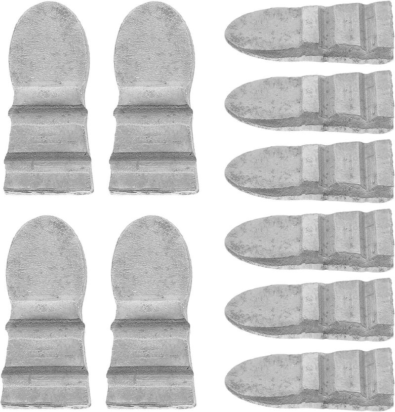 مجموعة من 10 شرائح فولاذية لمقابض الفأس والمطرقة، مصممة لتعزيز متانة المقابض المعدنية ومناسبة للأدوات اليدوية الصناعية ذات الاستخدام الشاق. - المواصفات: - عدد القطع: 10 - حجم الشريحة: 1.90 × 0.90 × 0.30 سم - سهولة التركيب: مصممة لتطبيق سريع وسهل - مادة الشريحة: فولاذ - اللون: فضي - الخصائص: - توفر دعمًا موثوقًا للأدوات، مما يعزز كفاءة العمل - تناسب معظم أنواع مقابض الفأس والمطرقة - تضمن أداءً أفضل للأدوات حتى في الظروف الصعبة - مقاومة عالية للتآكل - مقابض خشبية دائرية، متينة ومقاومة للتآكل - Image 1