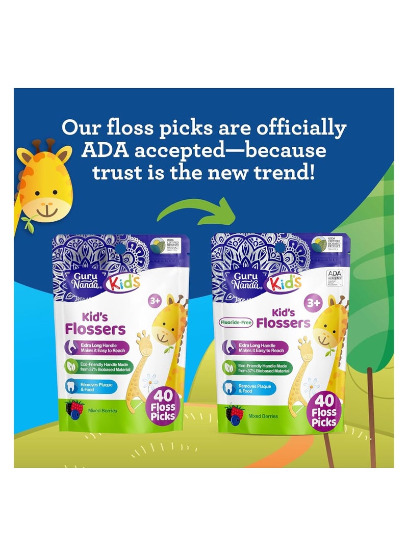 جوراناندا خيط تنظيف الأسنان للأطفال من جوروناندا - 40 خيطًا - Image 2