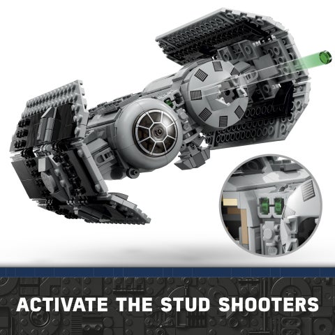 LEGO Star Wars TIE Bomber Starfighter Buildable Toy 75347 (Age 9+, 625 Pieces) - Image 4