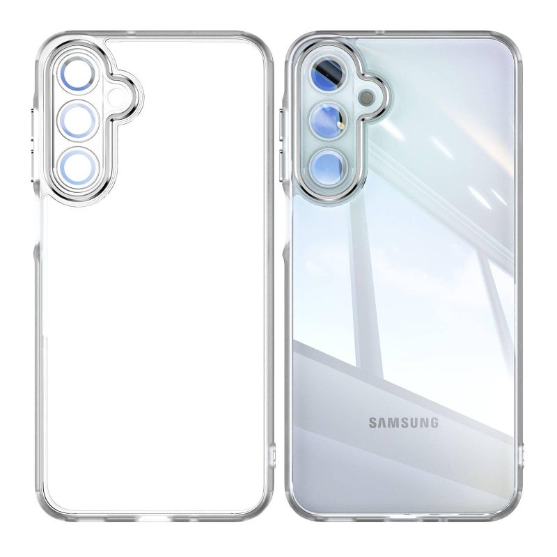 غطاء واقي بTPU لـ Samsung Galaxy A16 مع تغطية كاملة وحامل قائم مع مقاوم للصدمات مع مغناطيس قوي باللون أبيض مغناطيسي بوظيفة حامل من مادة TPU للاستخدام الشخصي للعائلة للحمل اليومي - Image 1