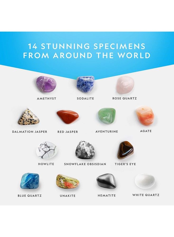 NATIONAL GEOGRAPHIC Premium Polished Stones 2 Pounds Of 3/4 Inch Tumbled Stones And Crystals Bulk 4500+ Carats Gemstones For Kids Rock And Mineral Kit Stem Toys - Image 4