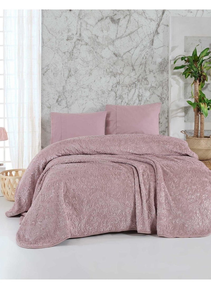 Embos Blanket Double Dusty Rose 220X240CM - pzsku/ZE14ADC0E82B4108BB7B1Z/45/_/1732097448/d7d56f91-52bb-42c6-b59c-b104b4453b50