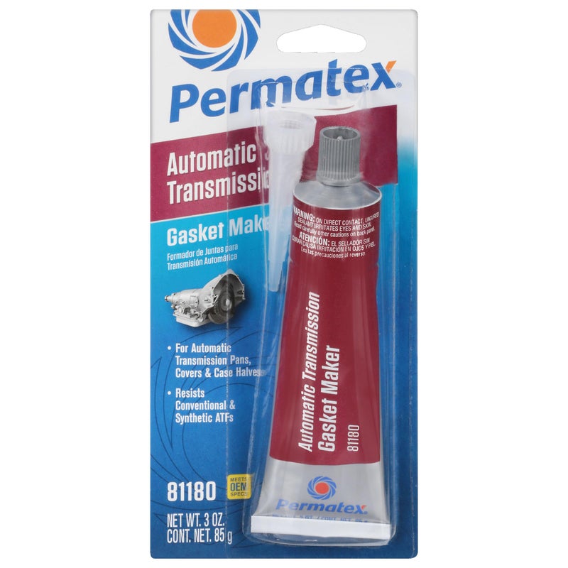 Permatex 81180 Automatic Transmission RTV Sealant 3 oz Tube  Gray