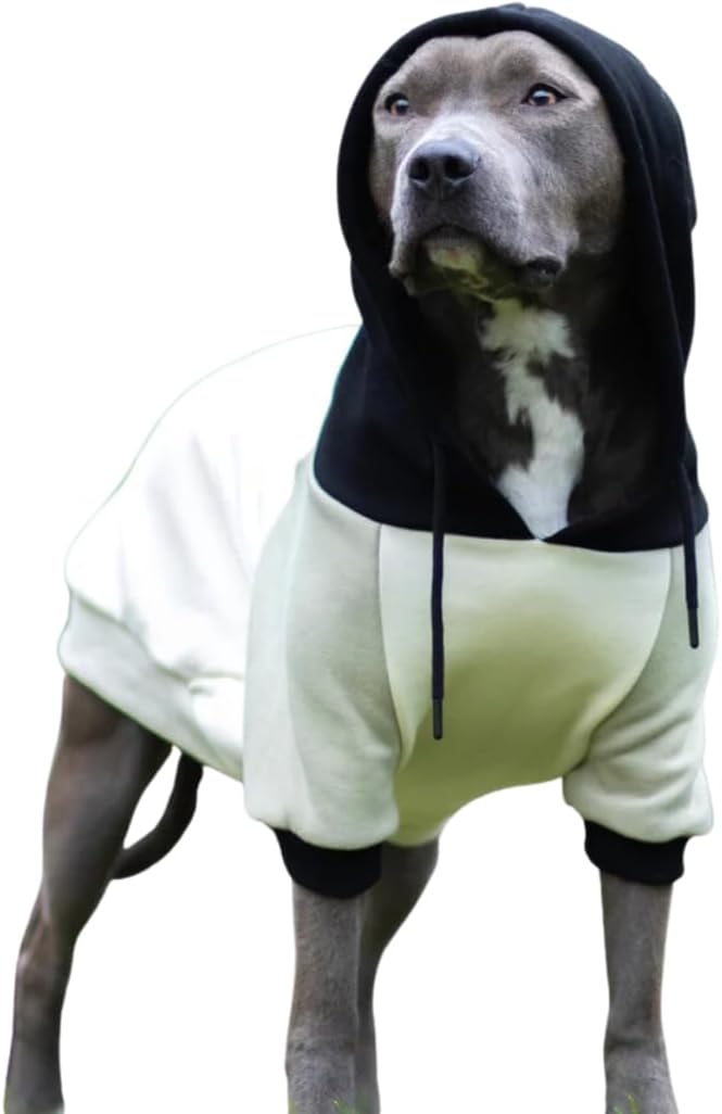 Spark Paws Dog Hoodie - Premium Quality, Butter Soft, Excellent Comfort and Fit, Soothing Fleece Interior, Suitable for All Breeds - Olive Cream - 4XL - Image 1