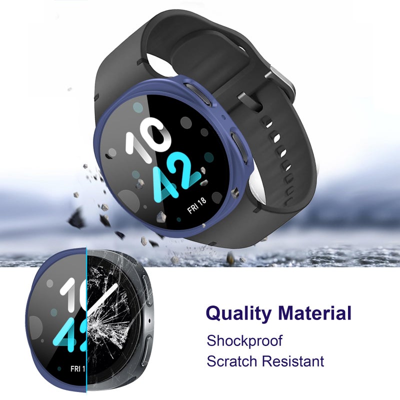 Bougraite 12 Pack Case for Samsung Galaxy Watch 8 40mm with Tempered Glass Screen Protector, Hard PC Scratch Resistant Protective Cover Compatible with Galaxy Watch 8 40mm - Image 5