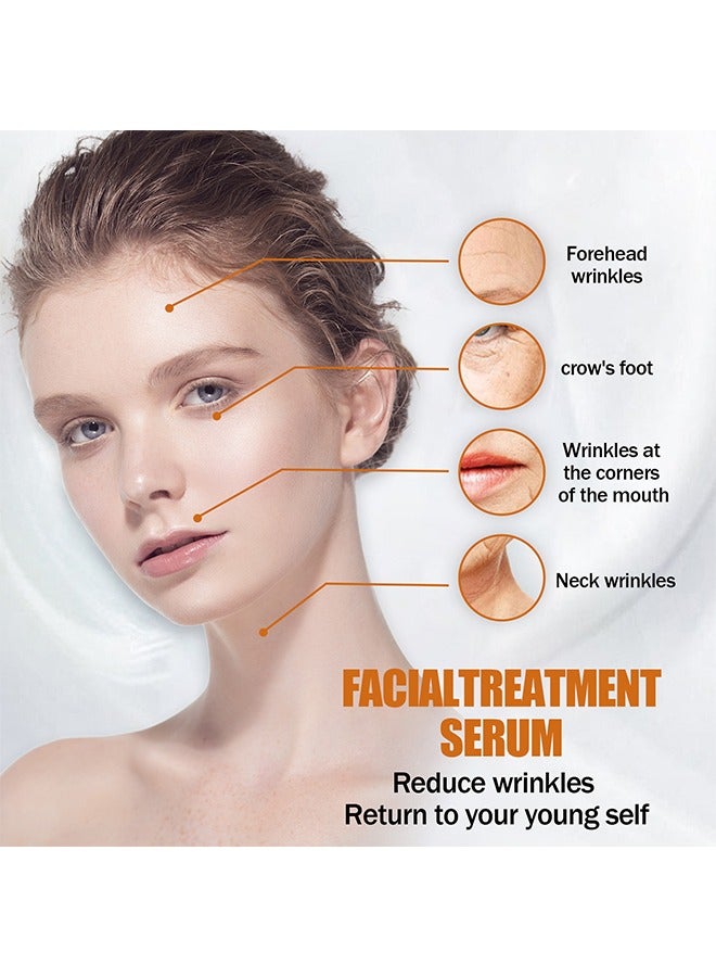 Retinol & Vitamin A Facial Treatment Serum 30ml,Replenish Moisture, Shrink Pores,Has The Effect Of Reducing Wrinkles And Fine Lines, Improving Skin Elasticity And Softness, Suitable For All Skin Types
