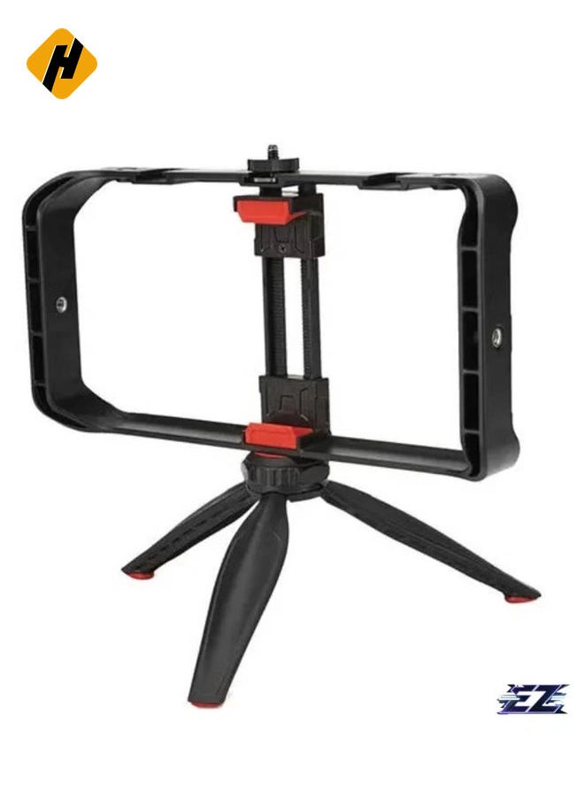 HuHa Video  Kit for Smartphones, DSLR & Vlogging (Adjustable 42mm-95mm)"  - Image 1