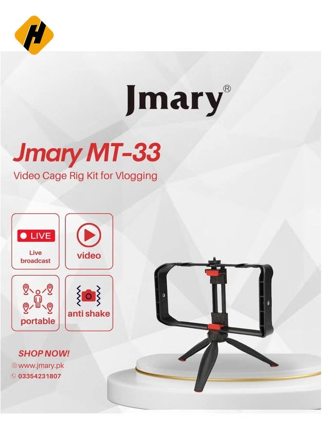 HuHa Video  Kit for Smartphones, DSLR & Vlogging (Adjustable 42mm-95mm)"  - Image 4