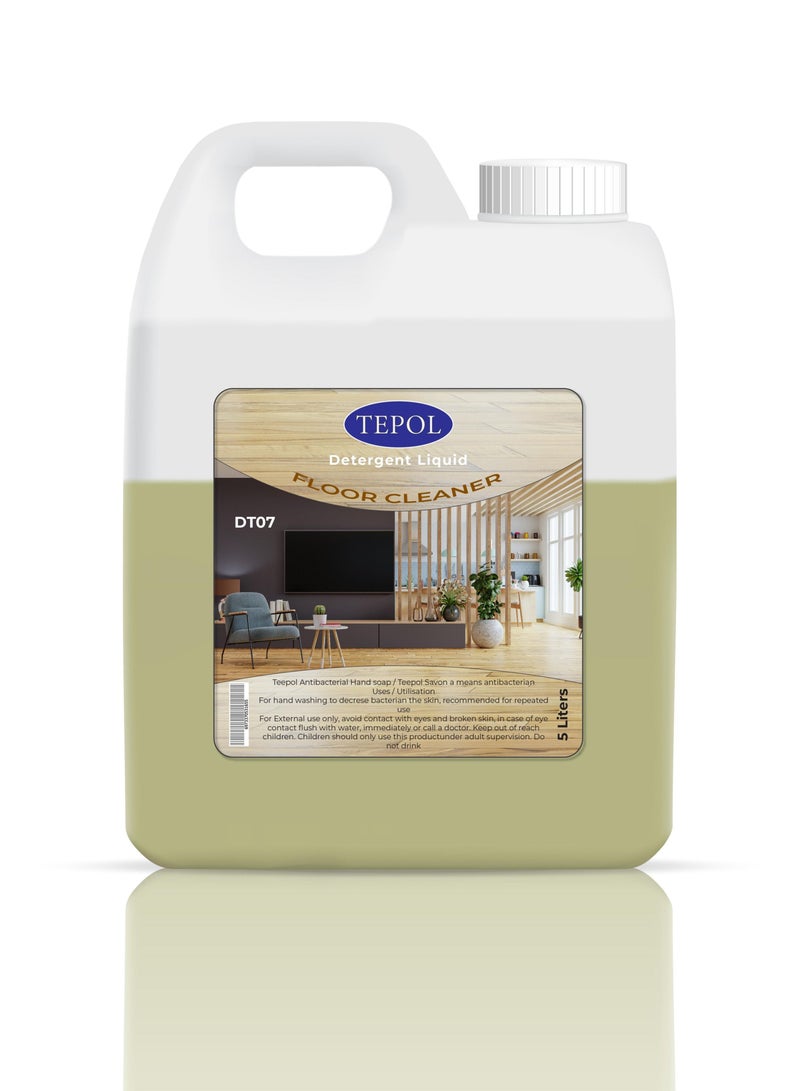 AKC منظف أرضيات برائحة الليمون الحمضي | 5 لتر