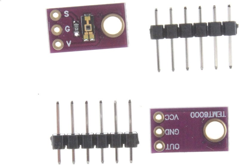 NOYITO TEMT6000 Light Sensor Module Ambient Light Sensor Module Analog Light Intensity Module Visible Light Sensor Module （Pack of 2） - Image 4