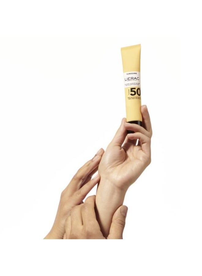 ليراك صنيسيم SPF50+ سائل الشمس المخملي 40 مل - Image 3