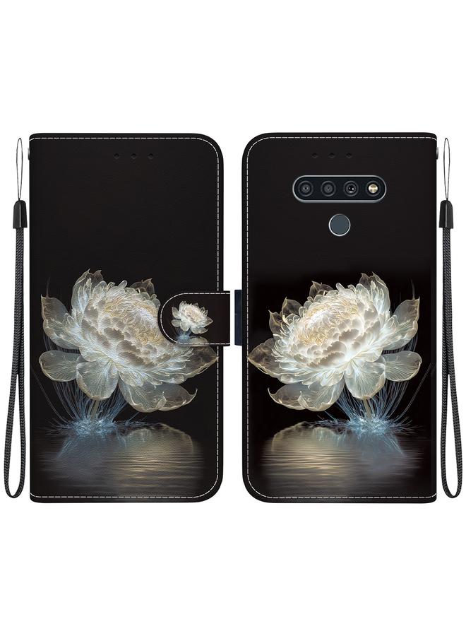 اس-توب جراب هاتف LG Stylo 6 / K71 مصنوع من الجلد برسومات ملونة وملمس كريستالي - Image 1