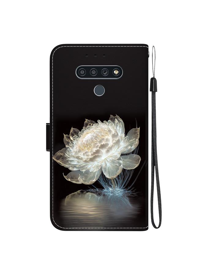 اس-توب جراب هاتف LG Stylo 6 / K71 مصنوع من الجلد برسومات ملونة وملمس كريستالي - Image 3