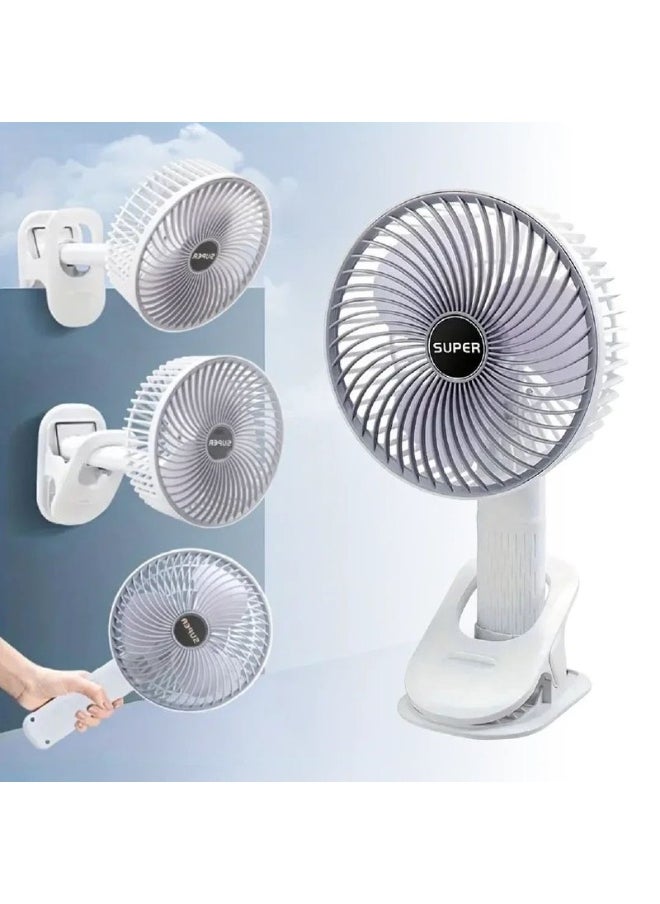Clip fan with 3 different speeds