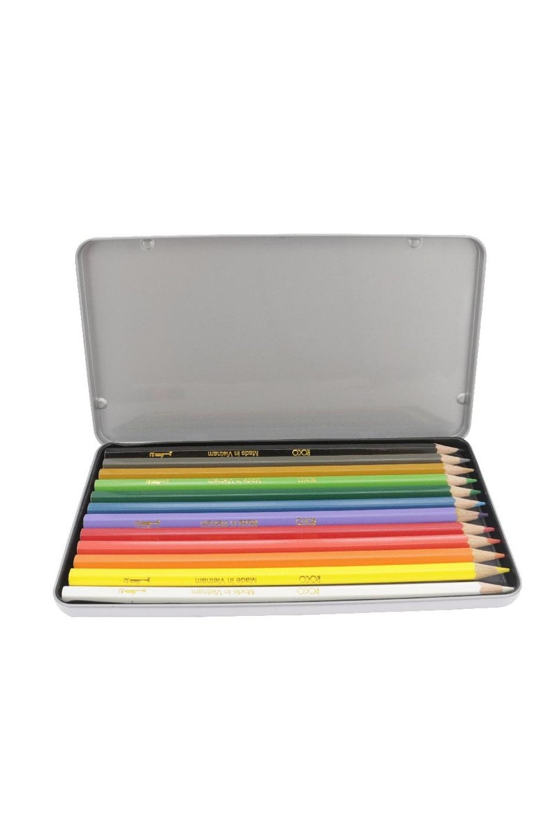 روكو مجموعة أقلام تلوين ألوان متنوعة ١٢ لونًا - Image 2