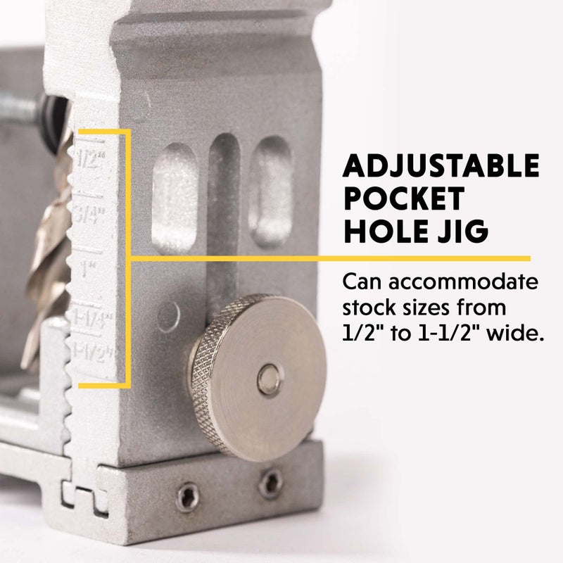 General Tools 854 Adjustable Pocket Hole Jig - Image 5