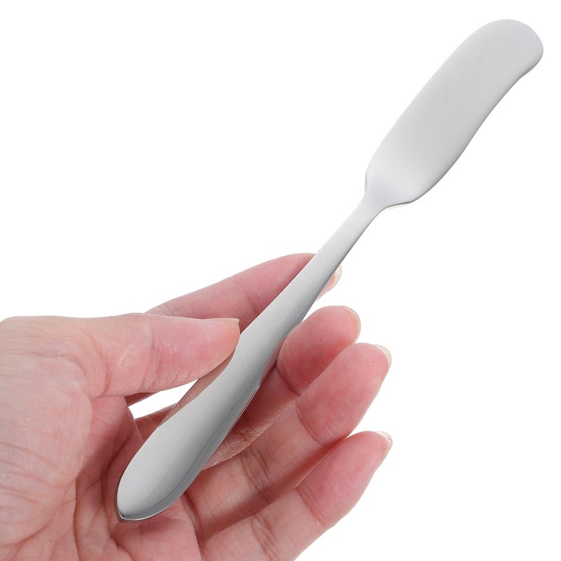 Stainless Steel Butter Spreader Sourdough Stirrer Spatula Jar Scraper for Cooking Baking - Image 4