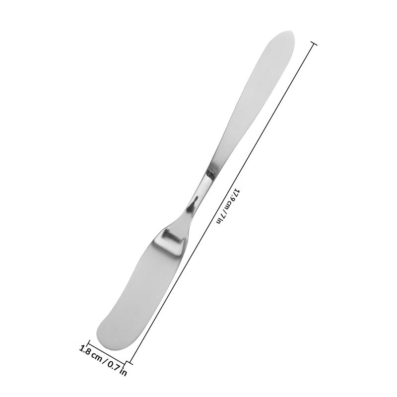 Stainless Steel Butter Spreader Sourdough Stirrer Spatula Jar Scraper for Cooking Baking - Image 3