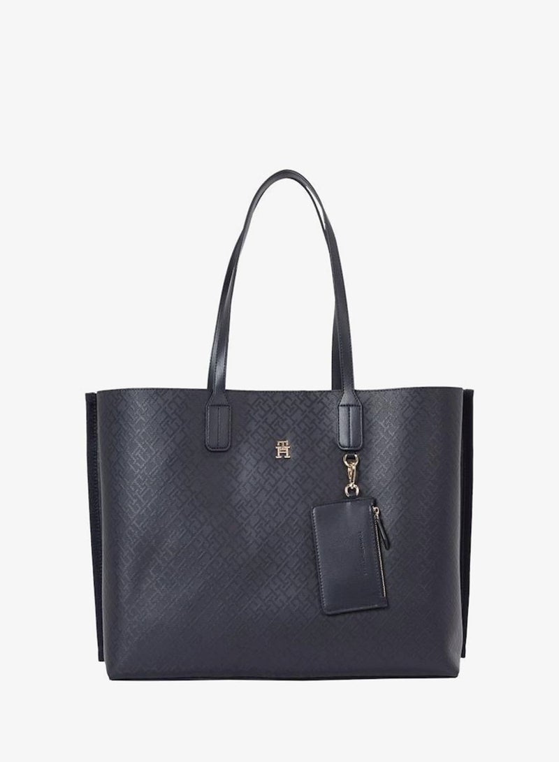 تومي هيلفيغر حقيبة مونوجرام توت - Image 1