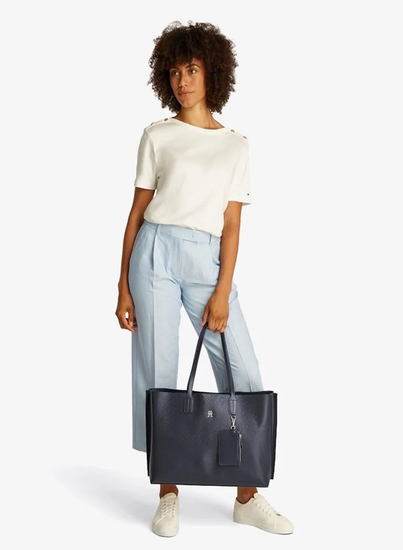 TOMMY HILFIGER MONOGRAM TOTE BAG