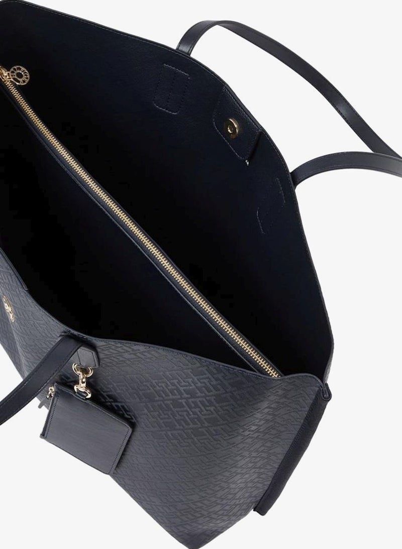 تومي هيلفيغر حقيبة مونوجرام توت - Image 5