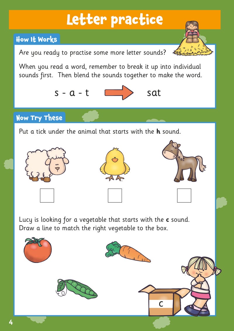 Phonics Activity Book for Ages 4-5 (Reception) - Image 4