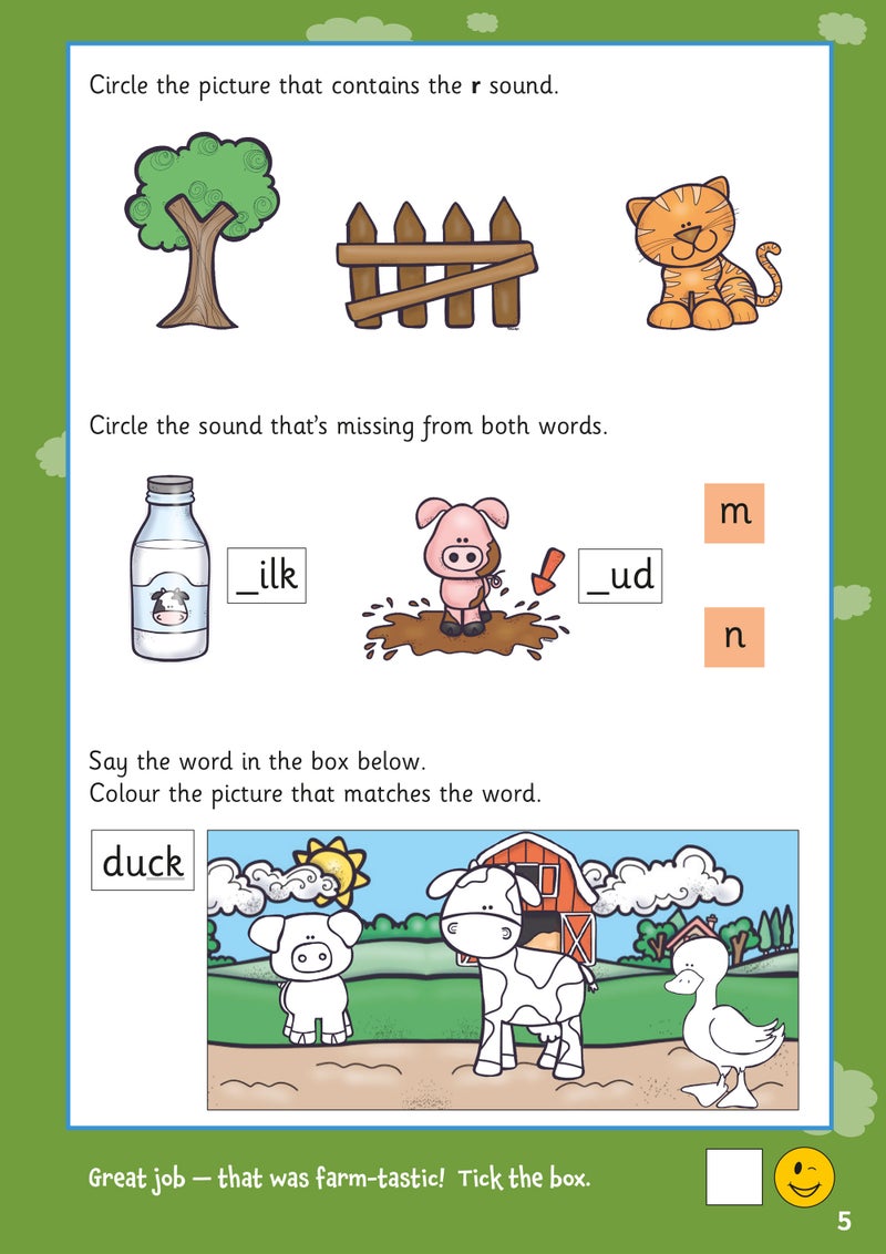 Phonics Activity Book for Ages 4-5 (Reception) - Image 5