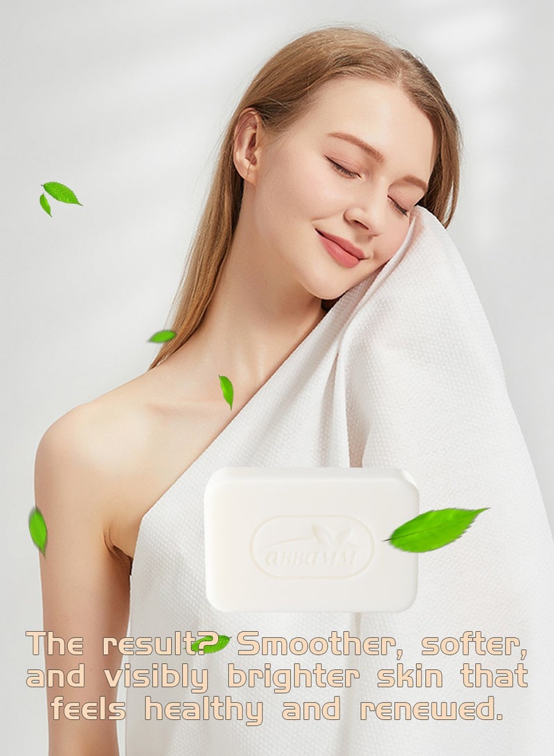 aBBaMM Green Tea Soap Green Tea Fresh,  Stronger Germ Protection & Hygiene, 12 Hour Freshness,Flush out 99%of the bacteria(Pack of 2) - Image 2