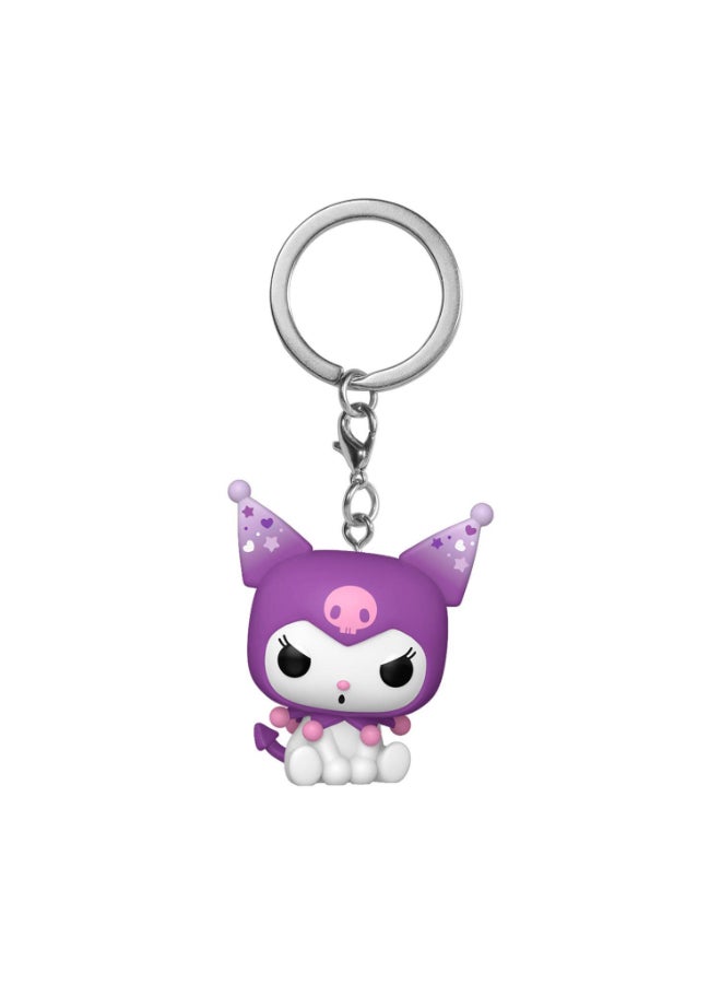 Funko Pocket POP! Sanrio Hello Kitty and Friends Kuromi 20th Anniversary Kuromi Vinyl Keychain (10.2 cm) - Image 2