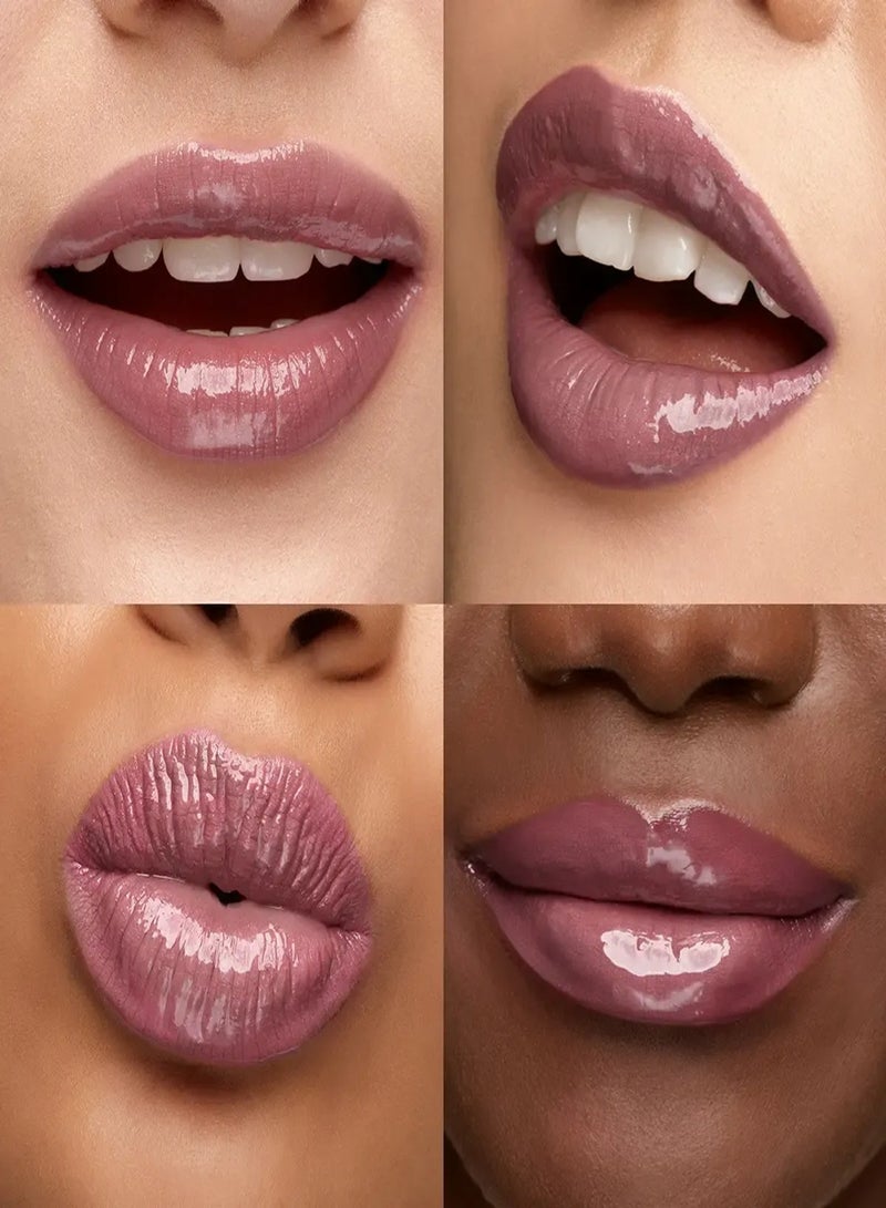 KIKO Milano Unlimited Double Touch 121 Dark Rosy Chestnut Dual-Ended Lip Colour & Clear Gloss, Rich Water-Resistant Colour, Up to 16H Wear, 6 ml - Image 3