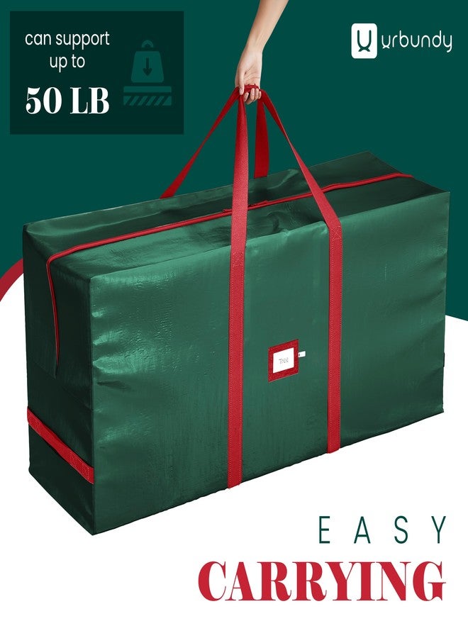 URBUNDY Heavy Duty Christmas Tree Storage Bag 9 Ft - Christmas Tree Bag Green - Tree Bags For Storage - Xmas Tree Storage Bag Holds 9 Ft Christmas Tree Bag For All Year Round Christmas Storage - Image 5