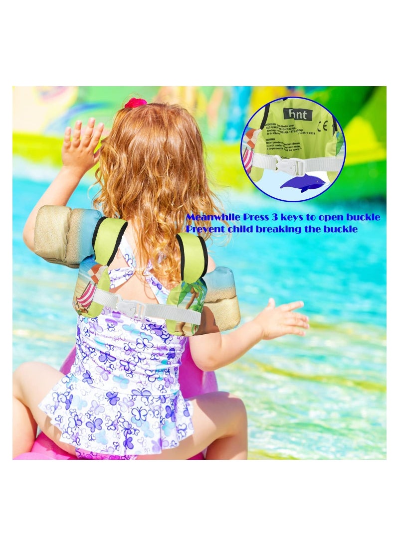 Cool Baby Style COOLBABY Kids Swimming Vest For Kids Learning to Swim Training Baby Safe Swimming Aid Jacket For 2- 6 Years Old Baby Arm Wings (10-30kg)  - Image 3