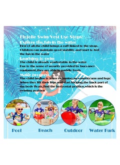 Cool Baby Style COOLBABY Kids Swimming Vest For Kids Learning to Swim Training Baby Safe Swimming Aid Jacket For 2- 6 Years Old Baby Arm Wings (10-30kg)  - Image 4