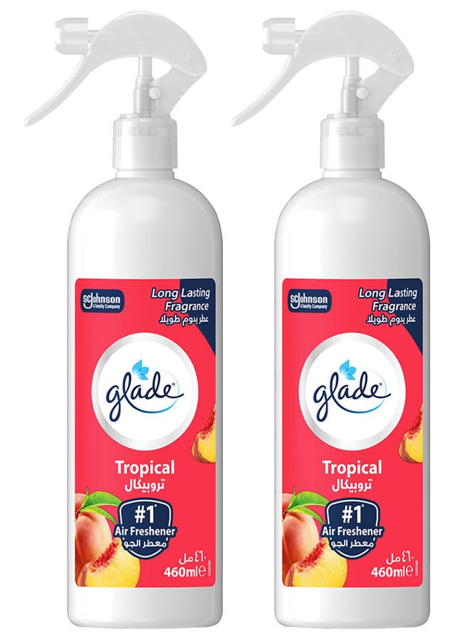 Glade Trigger Air Freshener Peach Tropical 2x460ml