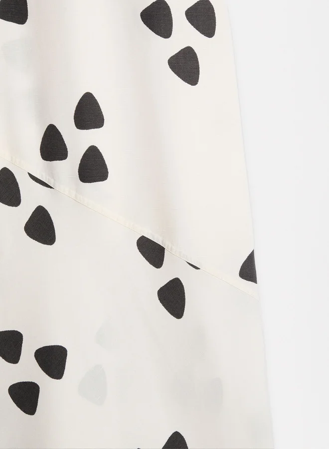 PARFOIS Printed Halter Midi Dress