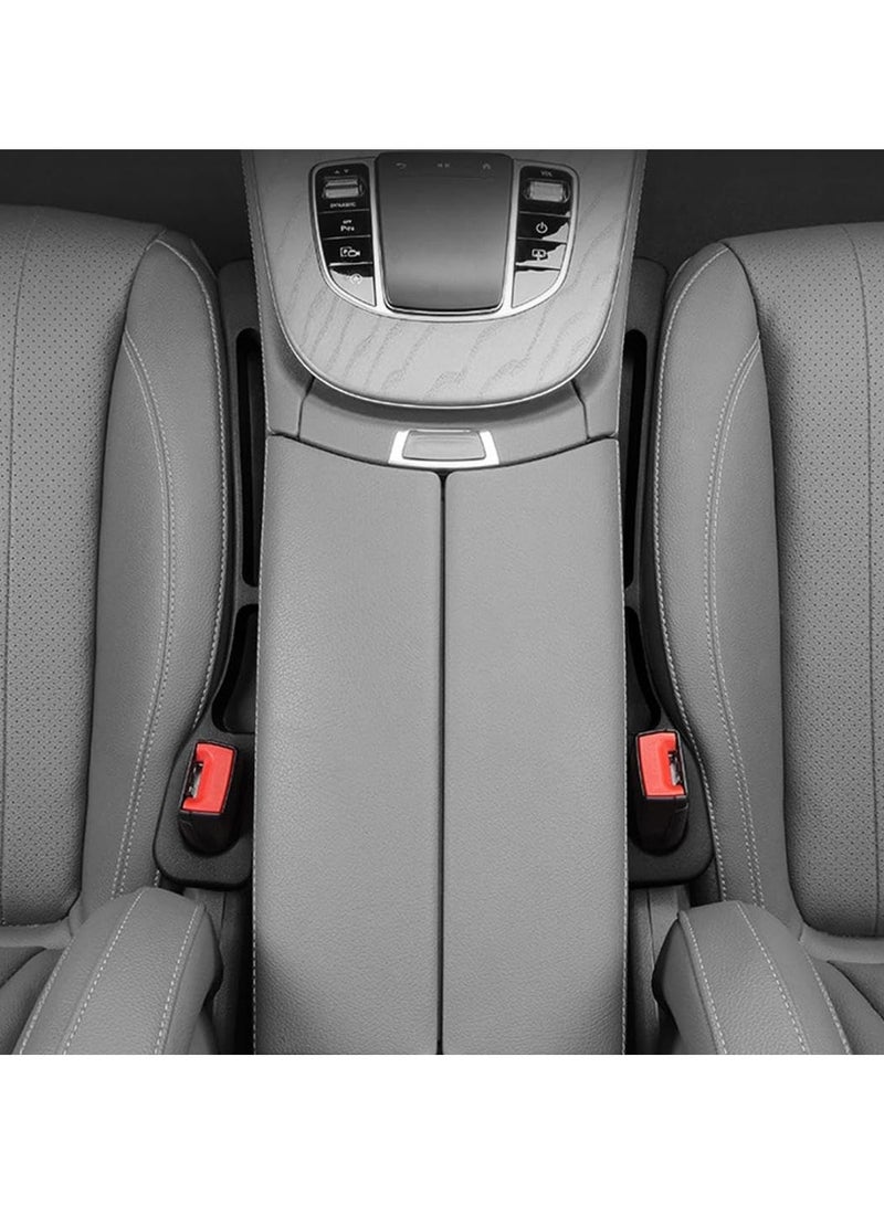 YOUFO Car Seat Gap Filler Organizer with PU Leather Universal Fit Storage Box for Phones, Cards, Keys Prevent Item Drop Between Seats Easy Installation, Model Y4890 - Image 5