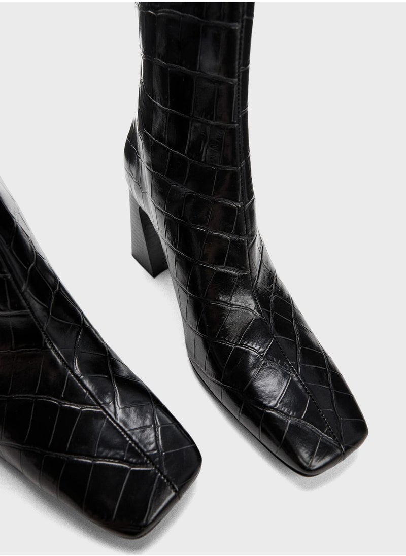 MANGO - Cami1 Ankle Boots - Image 1