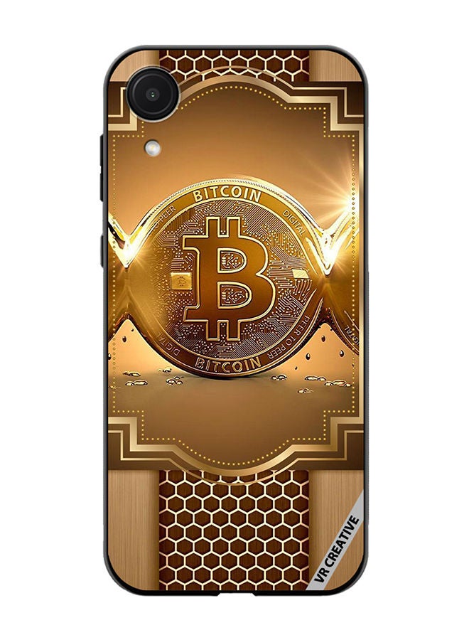 VR CREATIVE Protective Case Cover For Samsung Galaxy A03 Core Royal Bitcoin Design Multicolour - Image 1