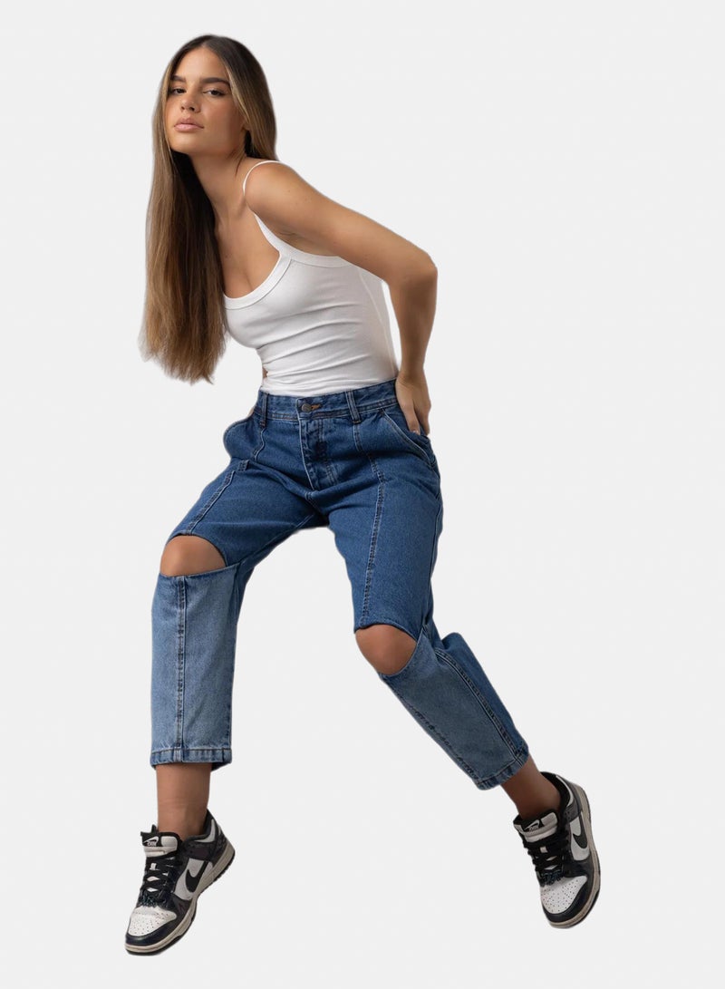 Stache Cutout Denim - Image 2