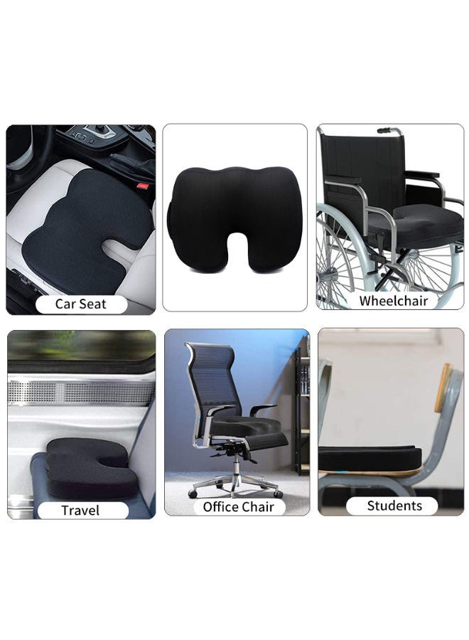 TANGBLIB Medical-Grade memory Foam seat Pad for Hemorrhoid Pain and Lower Back Spine, Disk and Cartilage Slipping - Image 4