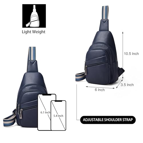 Mroede Sling Bag Crossbody Bags for Women Small Cross Body Bag Fanny Packs Chest Sling Purse for Daily Travel Leisure Sport - Image 3