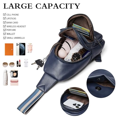 Mroede Sling Bag Crossbody Bags for Women Small Cross Body Bag Fanny Packs Chest Sling Purse for Daily Travel Leisure Sport - Image 4
