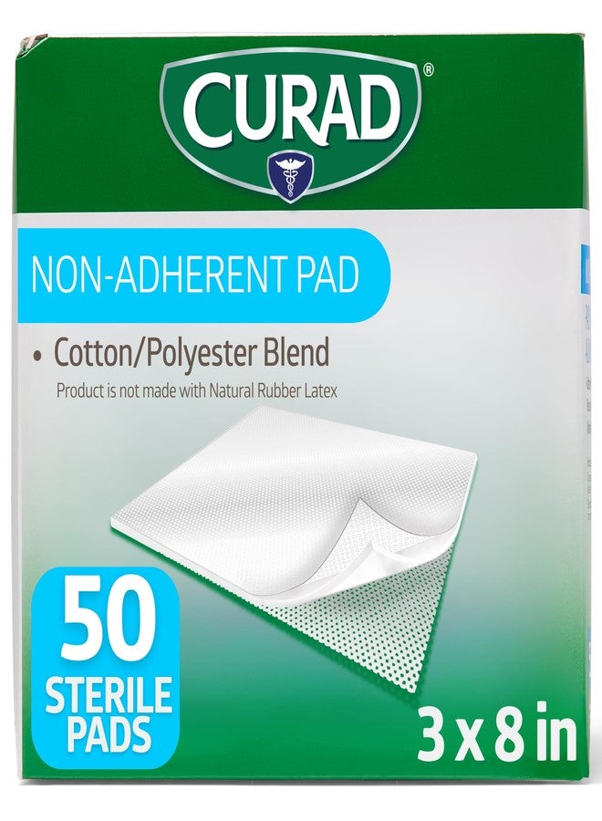 كيوراد ضمادات CURAD المعقمة غير اللاصقة، 3 × 8 (عبوة من 50 ضمادة) - Image 1
