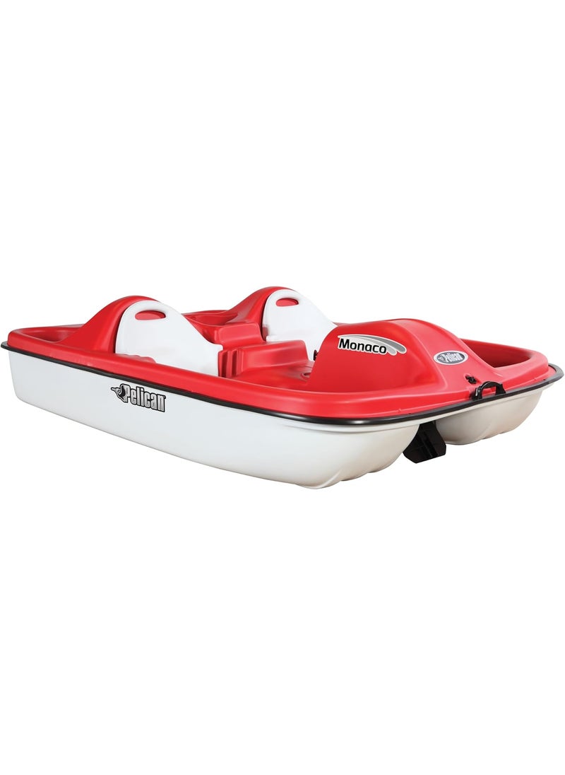 Pelican Pelican Sport  PEDAL BOAT MONACO  Adjustable 5 Seat Pedal Boat RedWhite  - Image 1