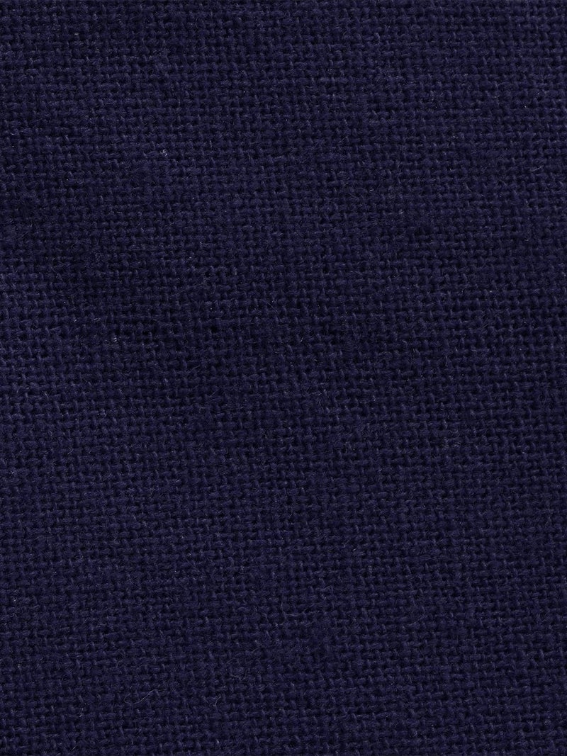 Dekor World Cotton Navy Blue Abstract Printed and Solid Napkin Set (Pack of 12) - Image 3