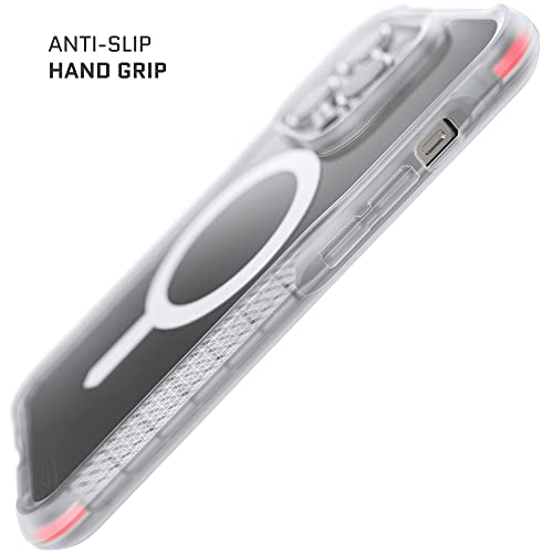 Ghostek Covert iPhone 14 Pro Case Clear - Compatible with Apple MagSafe, Silicone Fusion, Slim Fit Shockproof Phone Cover (6.1 Inch, Clear) - Image 5