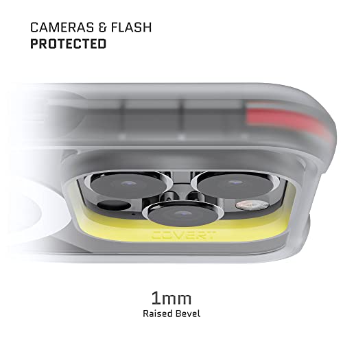 Ghostek Covert iPhone 14 Pro Case Clear - Compatible with Apple MagSafe, Silicone Fusion, Slim Fit Shockproof Phone Cover (6.1 Inch, Clear) - Image 3