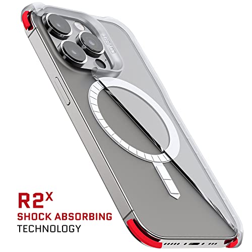 Ghostek Covert iPhone 14 Pro Case Clear - Compatible with Apple MagSafe, Silicone Fusion, Slim Fit Shockproof Phone Cover (6.1 Inch, Clear) - Image 4