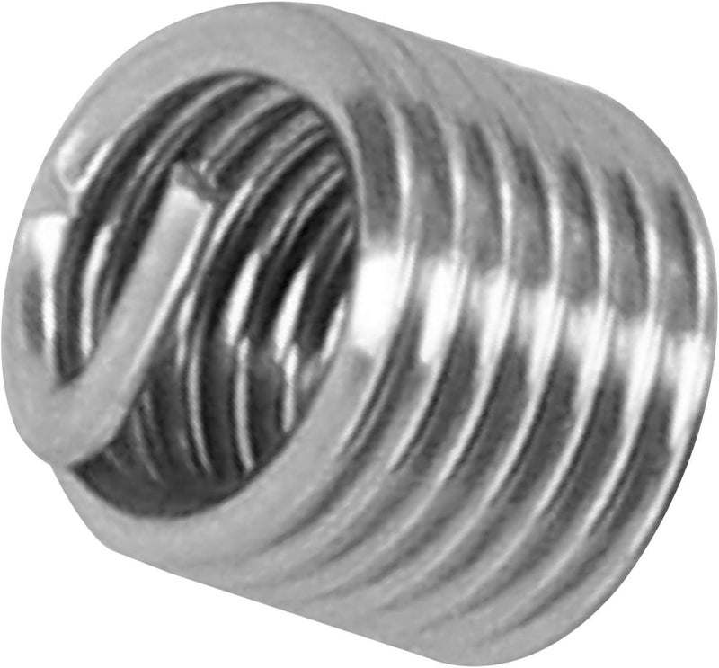 Hyuduo 100 PCS Thread Repair Insert M6 x 1 Helicoil Metric Thread Sleeves Stainless Steel Wire Thread Sheaths with Different Length to Choose for Thread Repair(9mm) - Image 1