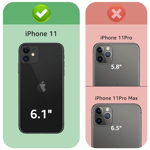 XcaseBar for iPhone 11 61 Wallet case with Zipper Credit Card HolderRFID Blocking Flip Folio Book PU Leather Phone case Shockproof Cover Women Men for Apple 11 case Light Brown - Image 3